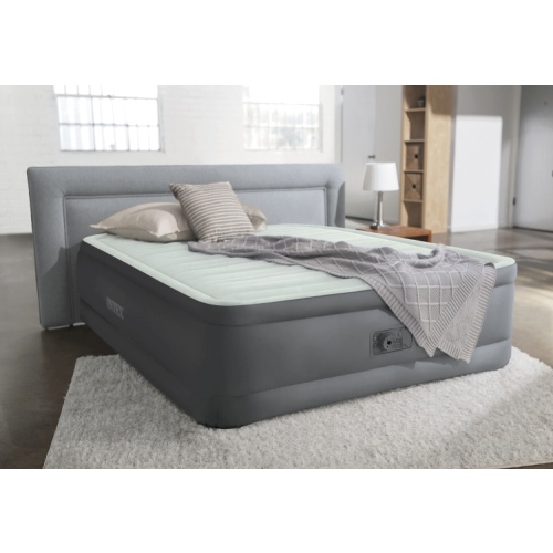 Кровать INTEX надувная Premaire Elevated 152 x 203 x 46 см, встроенный насос 220V, артикул 64906
