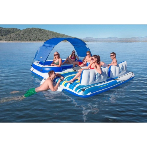Надувной матрас-остров Bestway "Tropical Breeze" 3.89 x 2.74 м, артикул 43105