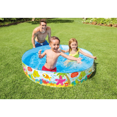 Детский бассейн INTEX "Морские жители" 152 x 25 см, артикул 56451-1