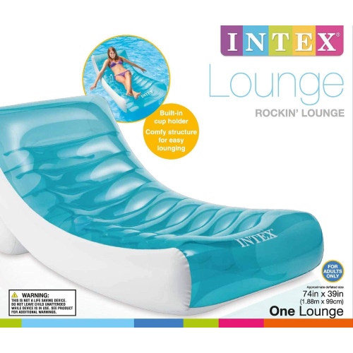 Надувное кресло-шезлонг INTEX "Всплеск"191 x 99 см, артикул 56874