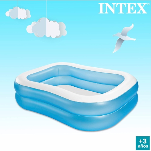 Надувной семейный бассейн INTEX Swim Center 203 x 152 x 48  см, артикул 57180