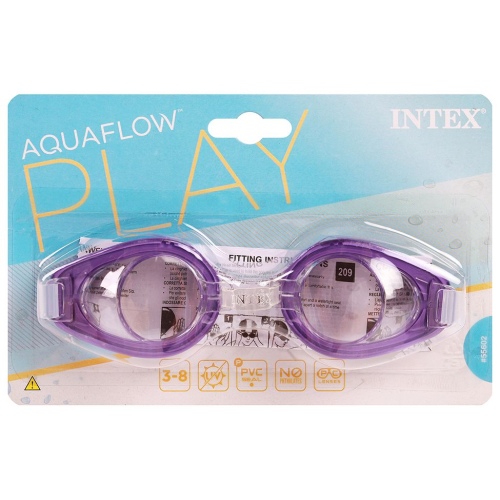Очки для плавания INTEX "Play" сиреневые, артикул 55602