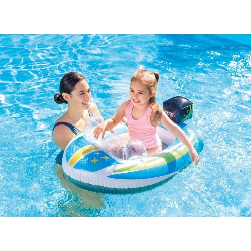 Надувная лодочка INTEX Pool Cruiser "Катер" 109 х 74 см, артикул 59380-В