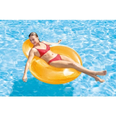 Надувной круг INTEX 137 x 122 см, розовый, артикул 58889-P