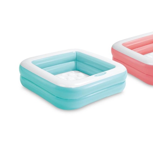  Надувной детский бассейн INTEX Play Box - голубой 86 х 86 х 25 см, артикул 57100