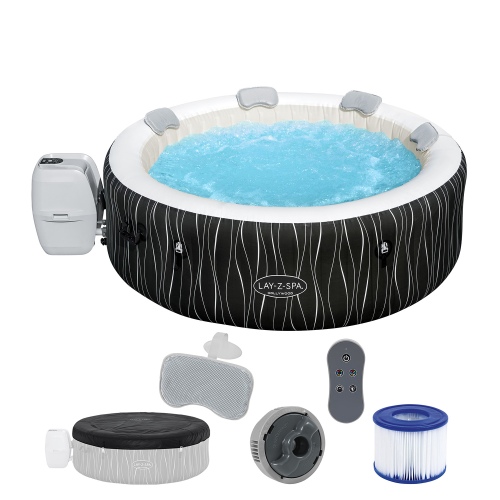 Надувная джакузи Bestway LAY-Z-SPA® LED-Whirlpool Hollywood AirJet™ Ø 196 x 66 cm, артикул 60059