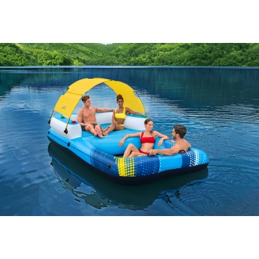 Надувной плот Bestway Hydro-Force Summer Oasis на 4 человека 320 x 198 см, артикул 43645