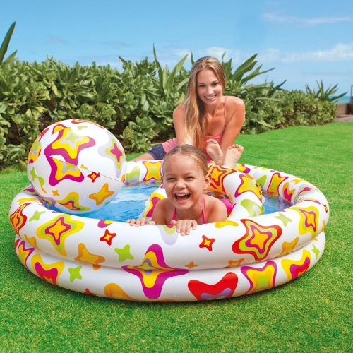 Детский бассейн INTEX "Морские звёзды" 122 x 25 см, артикул 59421