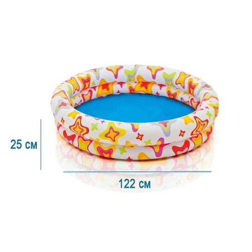 Детский бассейн INTEX "Морские звёзды" 122 x 25 см, артикул 59421