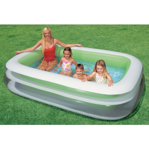 Детский бассейн INTEX "Пирамида" 262 x 175 x 56 см, артикул 56483