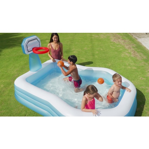 Детский бассейн INTEX "Семейный" 257 x 188 x 130 см, артикул 57183