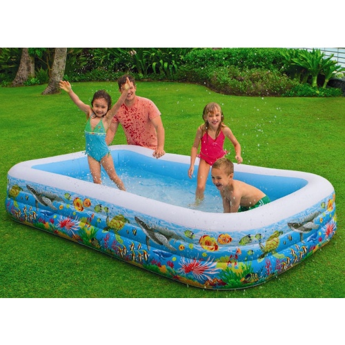 Детский бассейн INTEX "Тропический риф" 305 x 183 x 56 см, артикул 58485