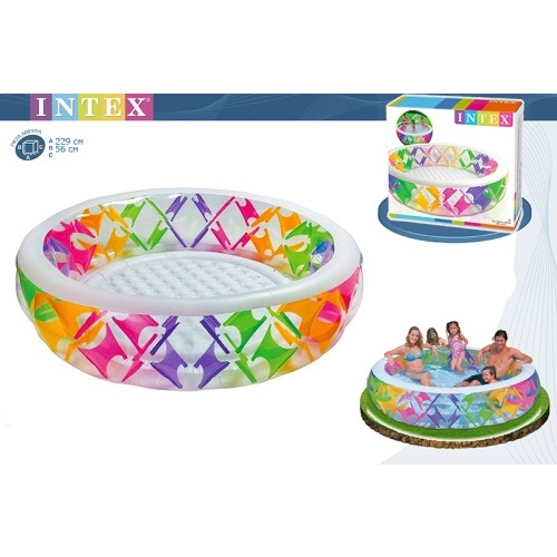 Детский бассейн INTEX "Цветной" 229 x 56 см, артикул 56494