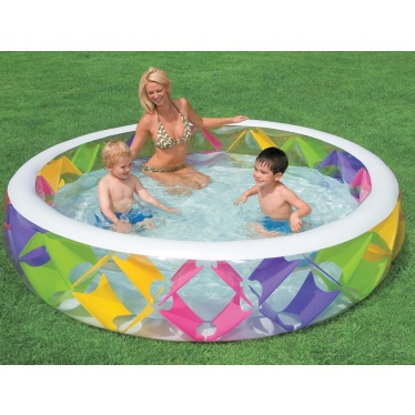 Детский бассейн INTEX "Цветной" 229 x 56 см, артикул 56494