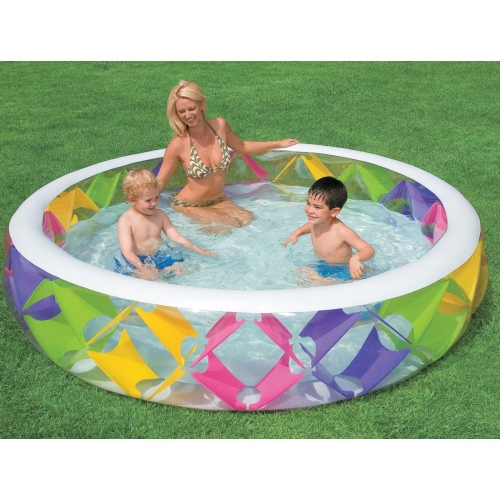 Детский бассейн INTEX "Цветной" 229 x 56 см, артикул 56494