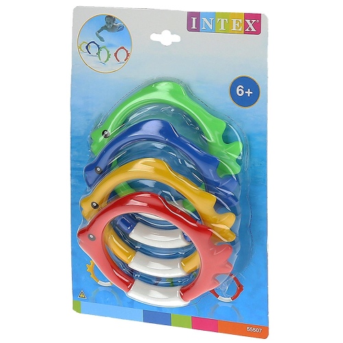 Кольца INTEX для подводной игры 12 см, артикул 55507