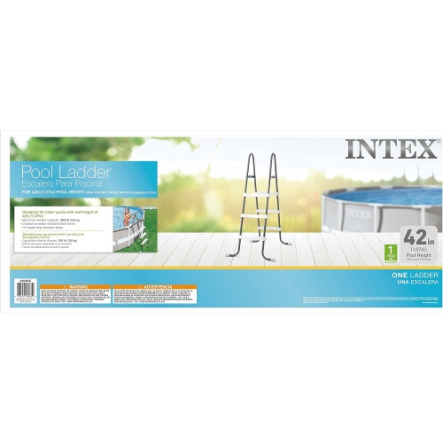 Лестница для бассейнов INTEX 107 см без площадки, артикул 28065