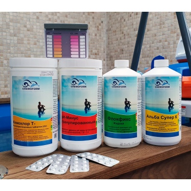 Набор химии для бассейнов Chemoform, артикул 54875