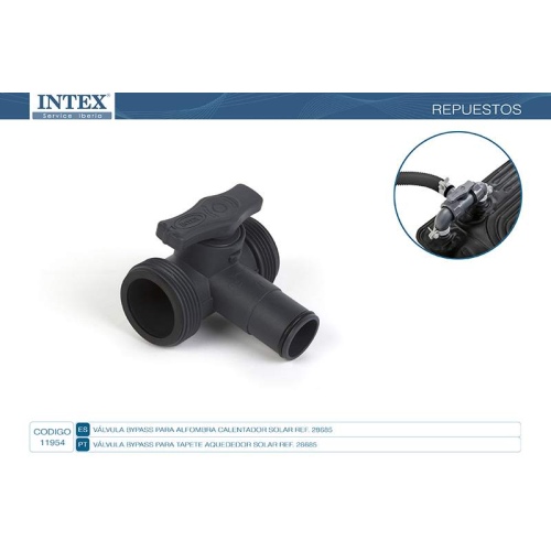Обходной клапан INTEX (байпас) для солнечного мата, артикул 11954