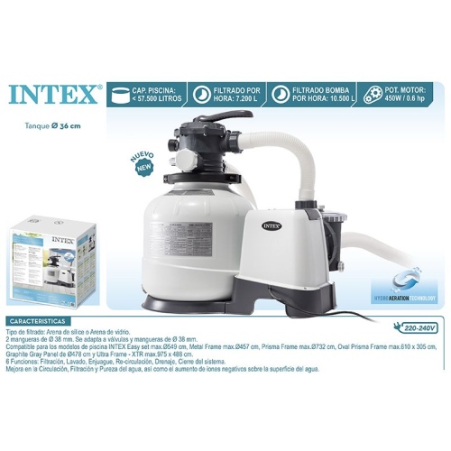 Песочный фильтр INTEX 8000 л/ч