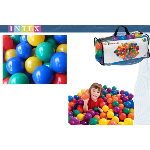 Пластиковые мячи INTEX для игр 8 см, артикул 49600