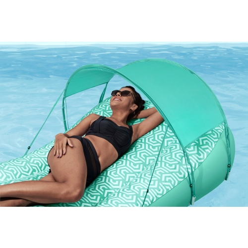Надувной матрас Bestway Comfy Chill с солнцезащитным навесом 178 x 102 см, артикул 43729