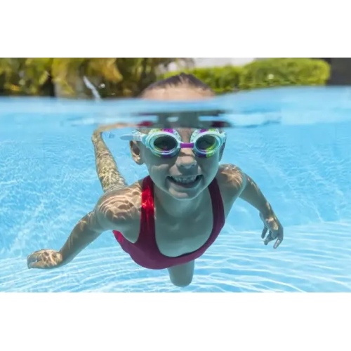 Очки для плавания Bestway Summer Swirl розовые для детей от 3 лет, артикул 21099