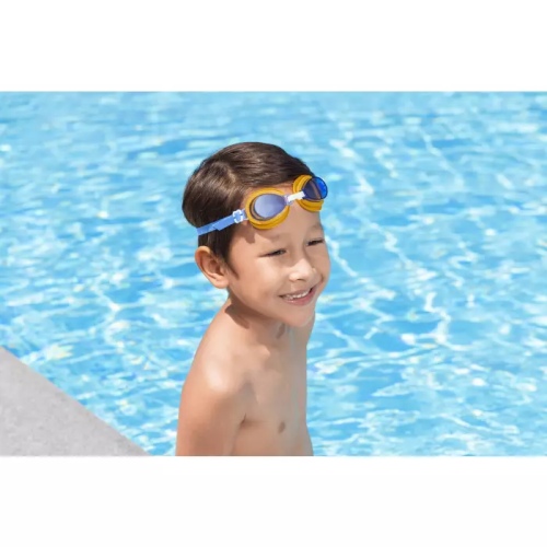Очки для плавания Bestway Aqua Burst Essential синие для детей от 3 лет, артикул 21002