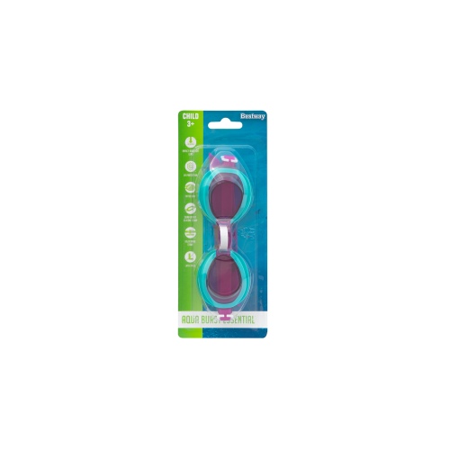 Очки для плавания Bestway Aqua Burst Essential фиолетовые для детей от 3 лет, артикул 21002