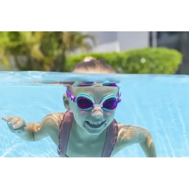 Очки для плавания Bestway Aqua Burst Essential фиолетовые для детей от 3 лет, артикул 21002