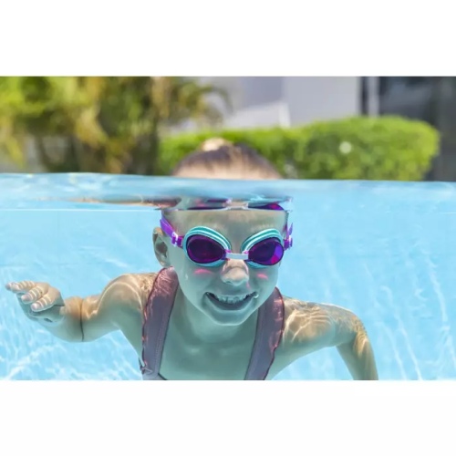 Очки для плавания Bestway Aqua Burst Essential фиолетовые для детей от 3 лет, артикул 21002