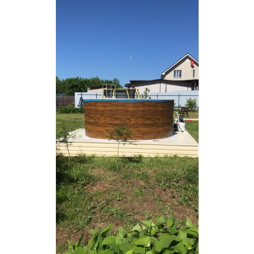 Бассейн Лагуна 4 х 1.25 м (полная комплектация) арт. 40040 / 2 - дерево