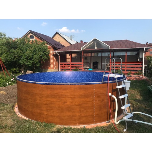 Бассейн Лагуна 5 х 1.25 м (полная комплектация) арт. 50040 / 1 - дерево