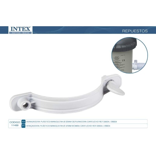 Зажим INTEX для фиксации шлангов 32 мм, артикул 11489