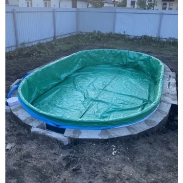 Тент (зимний) Лагуна для овального бассейна 5 х 2 м, артикул ТМ980