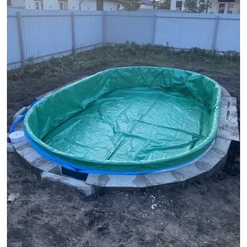 Тент (зимний) Лагуна для овального бассейна 8 х 3.5 м, артикул ТМ1007