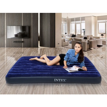 Кровать INTEX надувная 137 x 191 x 25 см, без насоса, артикул 64758