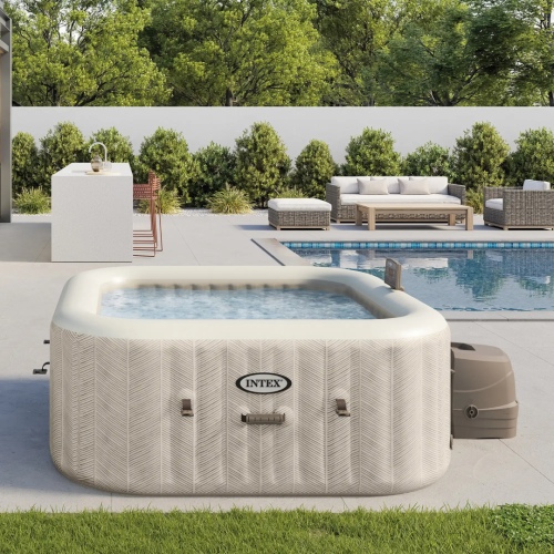 Надувная джакузи INTEX PureSpa Chevron Deluxe - 4 места, артикул 28446