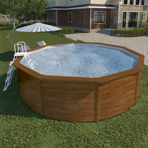 Морозостойкий бассейн MAGIC POOL 3.0 x 1.32 м арт. PR3013WB - дерево