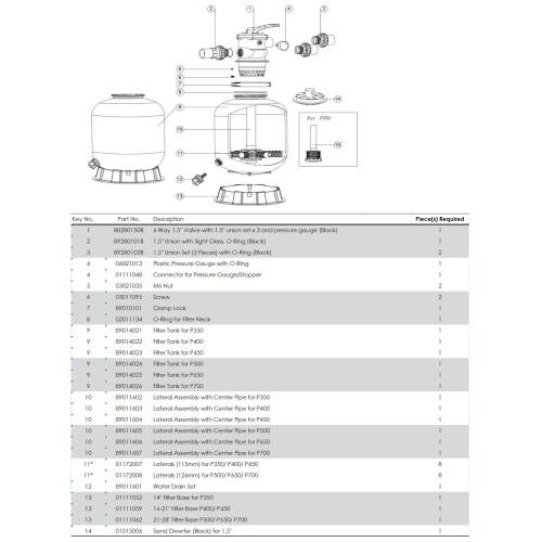 Фильтр Aquaviva V400 (6.5 м3/ч), артикул V400